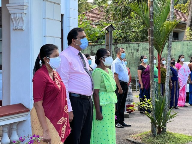 2022 නව වසරේ රාජකාරි ආරම්භ කිරීම ගරුතර සංඝ රත්නයේ ආශිර්වාදයෙන් මීරිගම ප්‍රාදේශීය ලේකම් තුමාගේ ප්‍රධානත්වයෙන් සිදුවිය